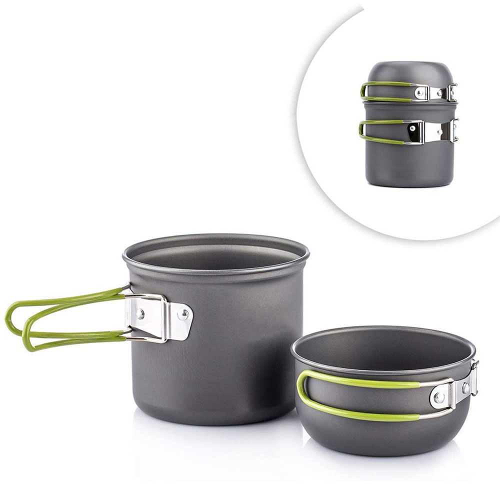 Pentole da campeggio ultralegg - Outdoor Camping Dining Set recensione e prezzo