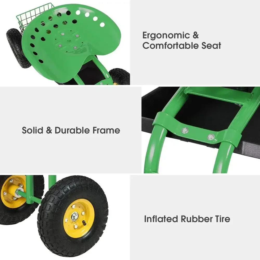 Carrello da giardino con sedil - Outdoor Camping Trolley recensione e prezzo